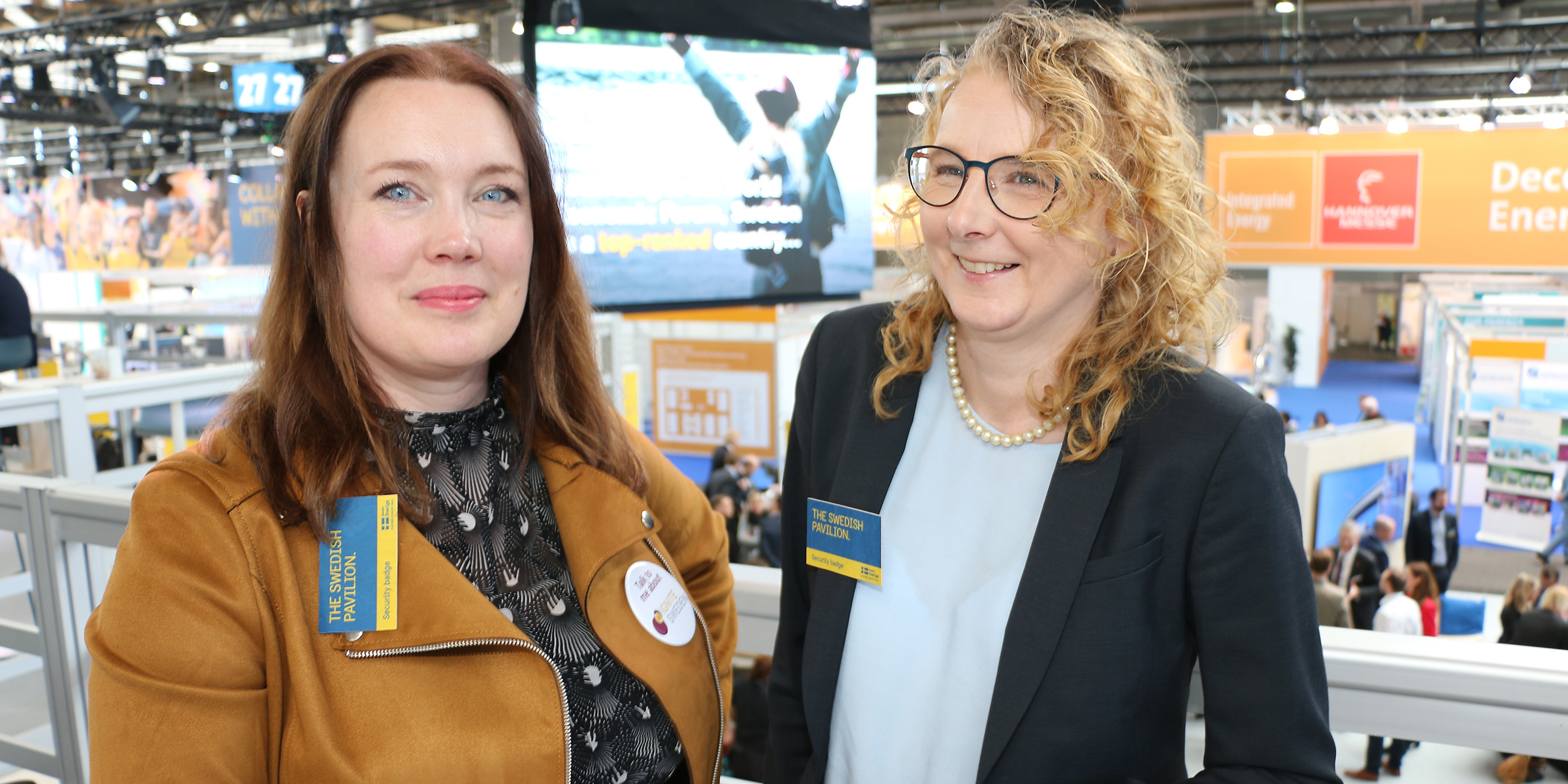 Stina Lantz, Ignite Sweden, och Kajsa Hedberg, Swedish Incubators & Science Parks, Ger gärna stöd åt svenska startup-bolag som Piczitup.