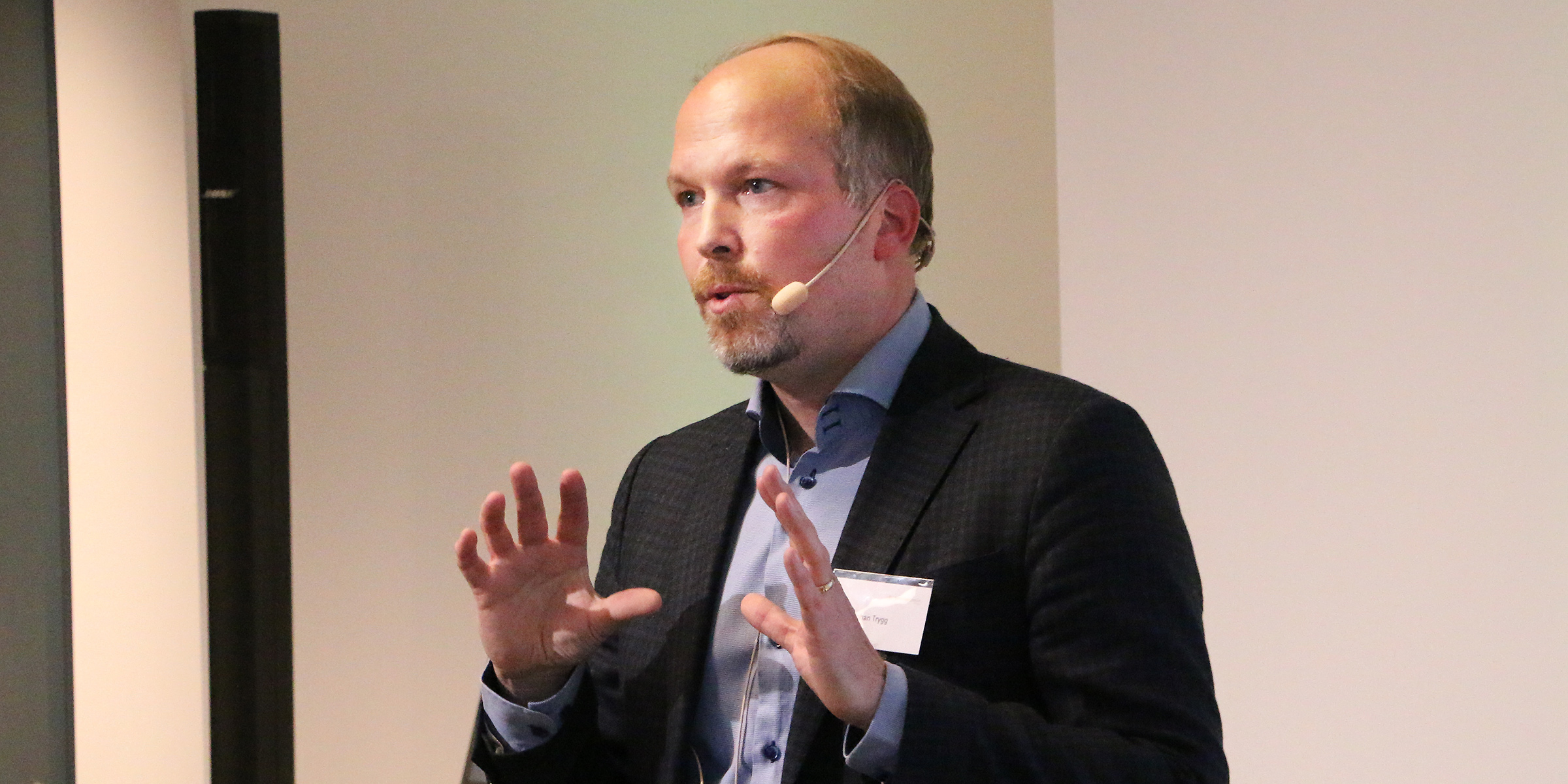Johan Trygg, forskningsledare för Sartorius i Umeå, ser fram mot ett samarbete med startupbolag, näringsliv, universitet och offentlig sektor i Umeå.