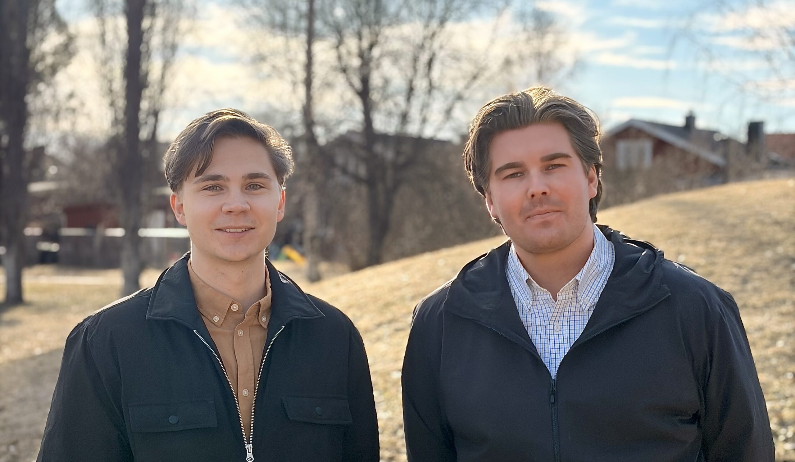 bild på det två grundarna av företaget vidd